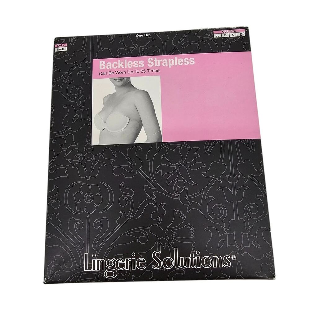 Lingerie Solutions Womens Sz d Backless Strapless Bra NEW